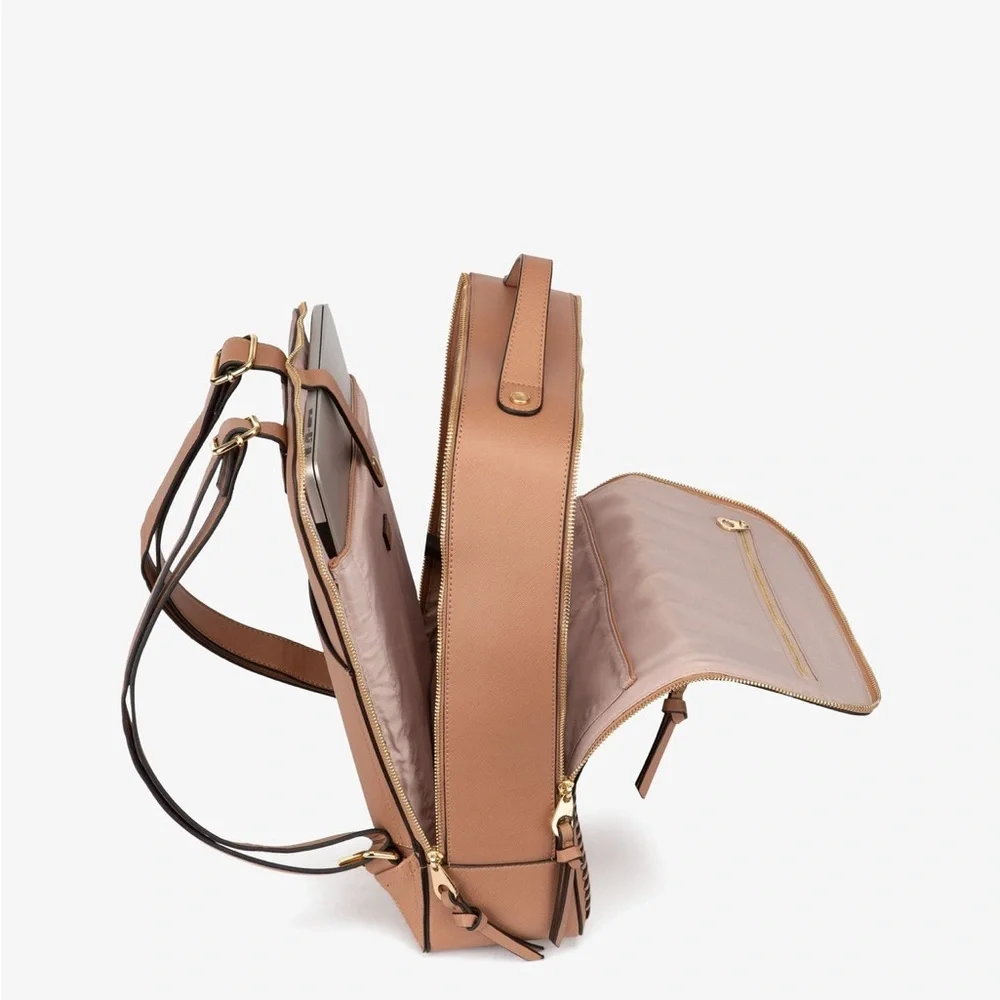 Calpak Kaya 15 inch Mauve Laptop Backpack - Picture 12 of 12